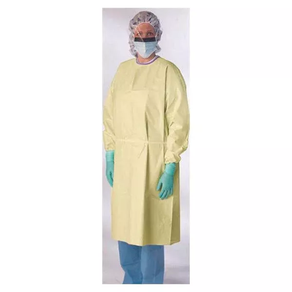 Medline IndustriesGown Isolation X-Large Yellow 100/Ca (NONLV315XL)