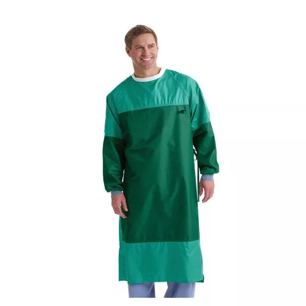 Medline IndustriesGown Patient 2X Large Green 12/Ca