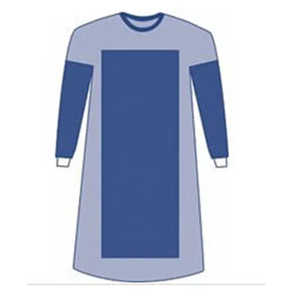 Medline IndustriesGown Surg Eclipse 2XL/XLng Blu Poly Rnfrc AAMI L4 Strl LF 18/Ca
