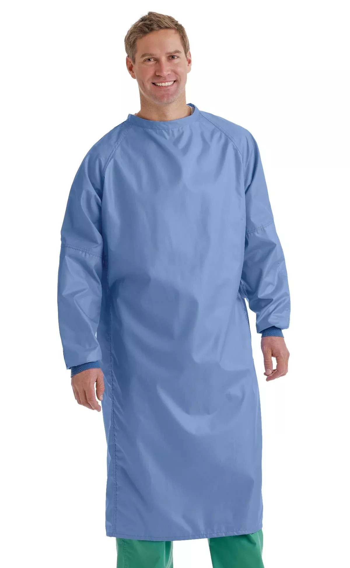 Medline IndustriesGown Surgical Blockade Medium Ceil Blue Non-Sterile LF 12/Ca