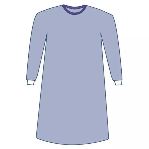 Medline IndustriesGown Surgical Eclipse Small Blue NRnfrcd AAMI L2 Strl LF 30/Ca