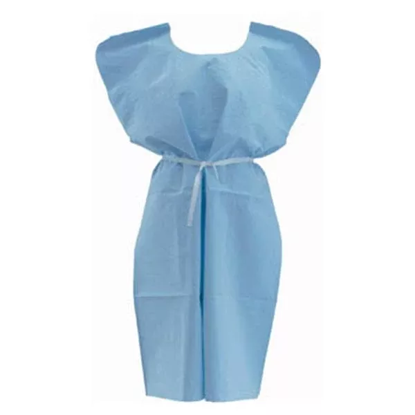 Medline IndustriesGown Surgical Sirus Large Blue Poly Rnfrc AAMI L4 Strl LF 20/Ca