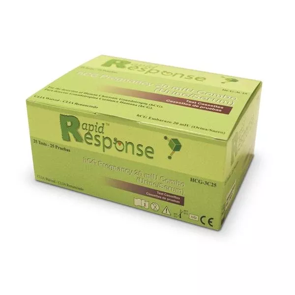 Medline IndustrieshCG Combo Cassette Test 25Kt/Ca