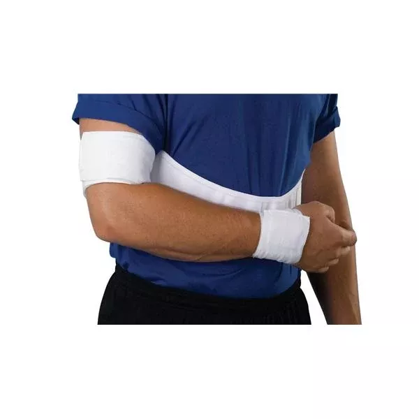 Medline IndustriesImmobilizer Stabilizer Shoulder Elstc Wht Sz X-Large Universal Ea
