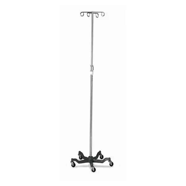 Medline IndustriesIV Pole 46.75-81" Aluminum 2/Ca