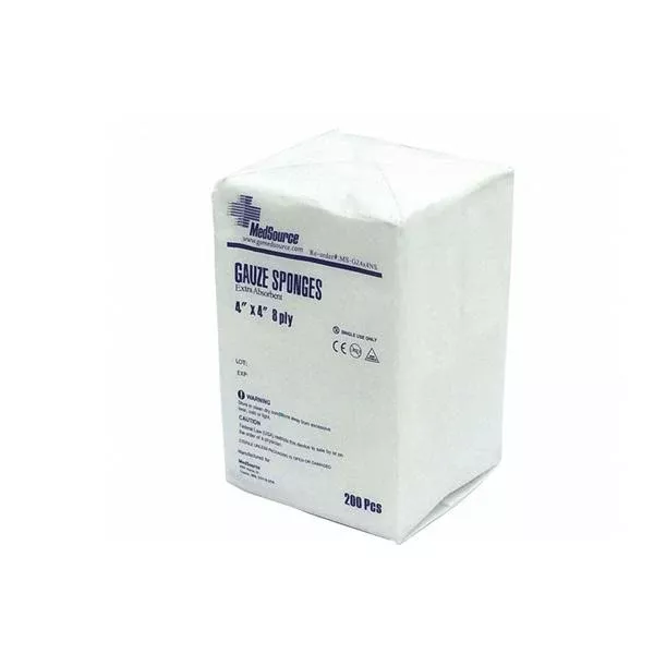 Medsource International Dressing Gauze Cutimed Siltec Foam 4x4" 8 Ply Slcn NS 200/Pk, 20 PK/CA (MS-GZ4X4NS)