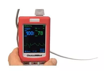 MedSource International Handheld Pulse Oximeter Battery Operated Audible and Visible Alarm - M-1144242-3619 | Each
