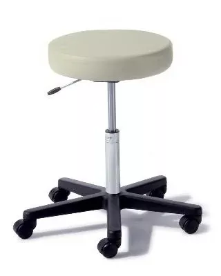 Midmark Air Lift Stool Ritter 272 Value Series Backless Air Lift, Pneumatic Height Adjustment, Single Lever 5 Casters Robust Brown - M-1091886-4424 | Each
