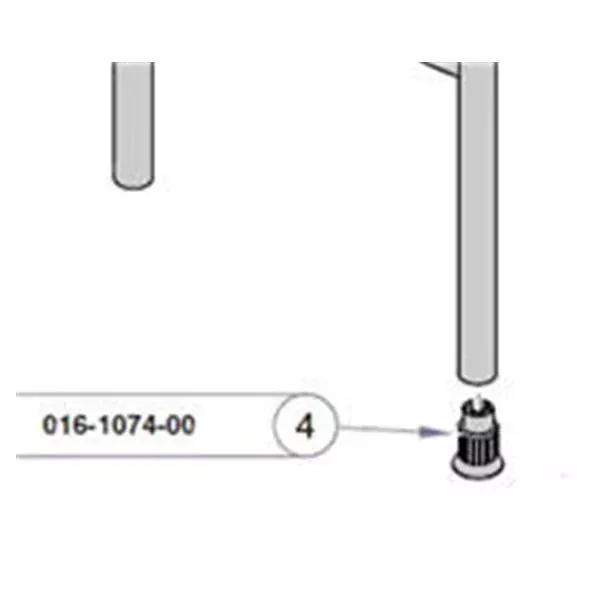 Midmark oration Foot Leveling Specify Color For 680 Chair Side Ea