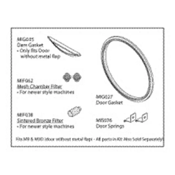 Midmark oration Gasket Kit Green With Dam For M9 Door Each