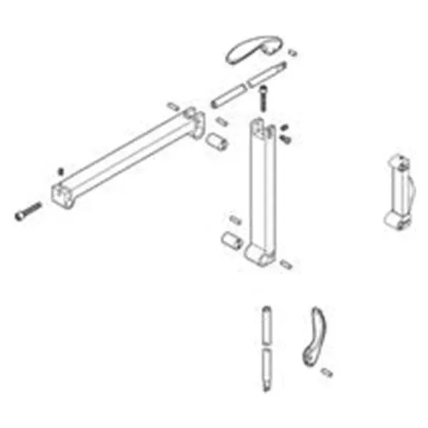Midmark oration Headlock Assembly Black For 411 Power Exam Table Ea
