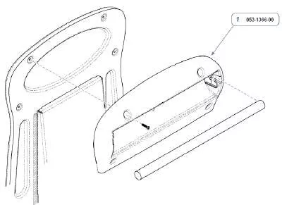Midmark Paper Roll Holder - M-686633-2970 | Each