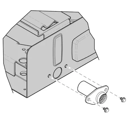 Midmark SOCKET KIT, WELDMENT & FLANGEBOLT F/ASSIST ARMS ON TABLE - M-1108723-3345 | Each
