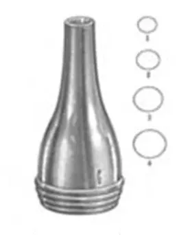 Miltex Ear Speculum Tip Oval Tip Size 3 Chrome Plated 7 mm Reusable - M-520499-3347 | Each