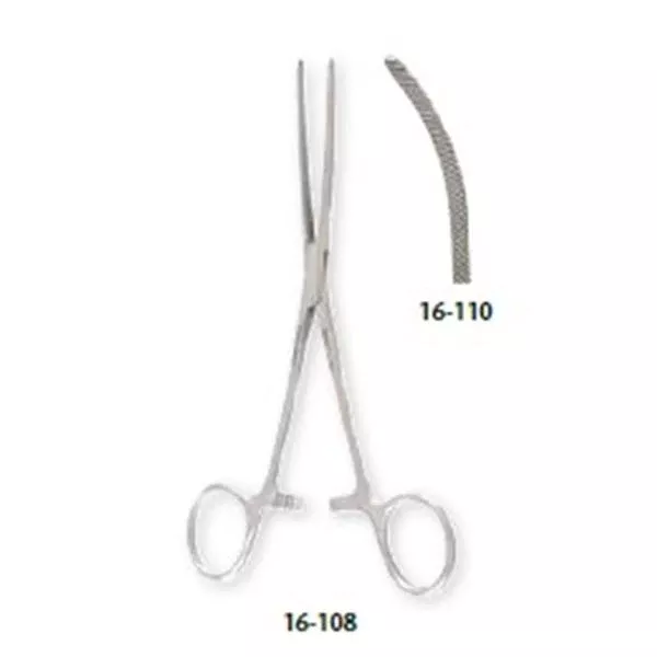 Miltex-Integra Miltex Forcep Intestinal Baby Doyen 6-3/4" Straight Dgnl Serr SS EACH