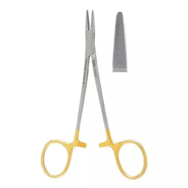 Miltex-Integra Miltex Holder Needle Webster 4-3/4" Serrated Jaw Tungsten Carbide Ea (8-7A-TC)