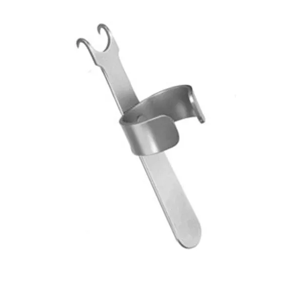 Miltex-Integra Miltex Hook Double Padgett 3-1/2" Curved 10mm Sharp Swvl Rng 2Prng SS Ea