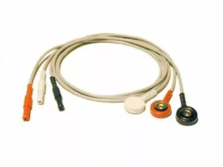 Mindray USA ECG Lead Wires 3 Saftey Cable Lead, Color Coded Connectors, 18 Inch, Set of Three 2000 Series, 3000, 870 / 871, Passport 3 Leads - M-541040-4413 | Pack of 1