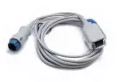Mindray USA Extension Cable 4mm dia. X 8 Foot, Blue/Grey, TPU Jacket, 7-Pin, Reusable, Single Patient Use Sensors, DB9 Female Sensor End, Round 7-Pin Machine End Connector For DPM 6, DPM 7 Patient Monitor - M-841606-2995 | Each