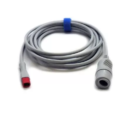 Mindray USA IBP Cable 5-pin, D-Shaped Connector, Dual Keyed For use With Passport V, V12, V21, V-Series - M-832408-2514 | Each