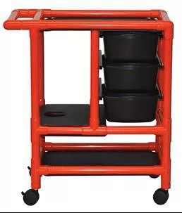MJM International CART, CRASH PVC W/DRWRS RED - M-1121347-1007 | Each