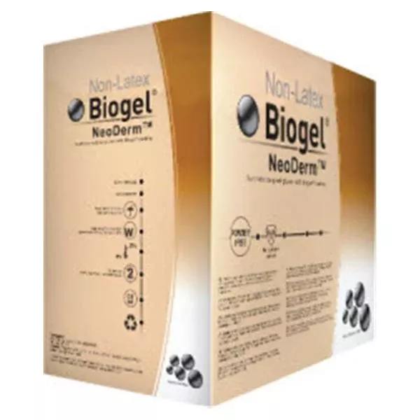 Molnlycke Healthcare (Regent) Gloves Polychloroprene Biogel Neoderm LF PF Sz 7 Strl 50/Bx, 4 BX/CA (42970)