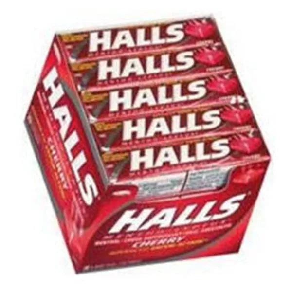 Mondelez International Halls Cough Drops 9/Stick Cherry 9x20/Pk