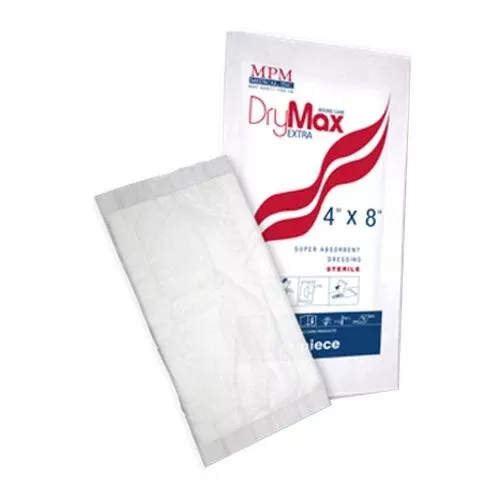 MPM Medical Dressing DryMax Extra Polymer 4x8" Sterile Ea