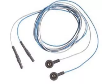 Natus Medical Snap Leads 60 Inch, Blue / Grey Snap Electrodes - M-662299-2608 | Pack of 2