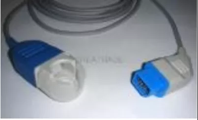 Nihon Kohden America SPO2 Connection Cord 2.5 M Cable Length , Protective Cap BSM-2300 Lifescope i/L, BSM-4100 Lifescope P, Connecting SpO2 Probes To The Patient Monitor - M-640645-2961 | Each