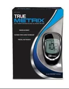 Nipro Diagnostics Blood Glucose Meter True Metrix 4 Second Results Stores Up To 500 Results , 7 , 14 , and 30 Day Averaging No Coding Required - M-1076213-3058 | Case of 12