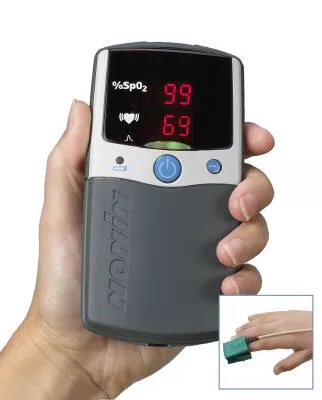 Nonin Medical Handheld Pulse Oximeter PalmSAT Battery Operated Audible and Visible Alarm - M-513173-2332 | Each