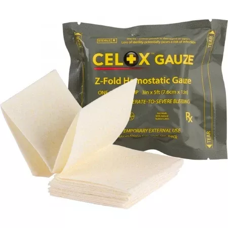 North America RescueDressing Hemostatic 3"x5' Ea
