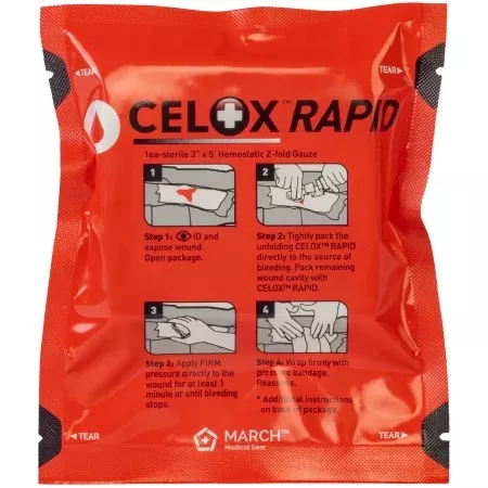 North America RescueGauze Hemostatic Celox Sterile Ea