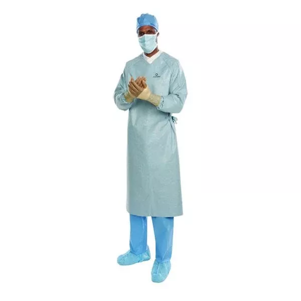 O & M Halyard Gown Surgical Aero Chrome 2XL/X-Long AAMI Level 4 Sterile 30/Ca