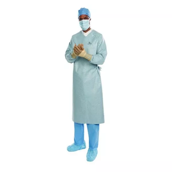 O & M Halyard Gown Surgical Aero Chrome Large AAMI Level 4 Sterile 32/Ca