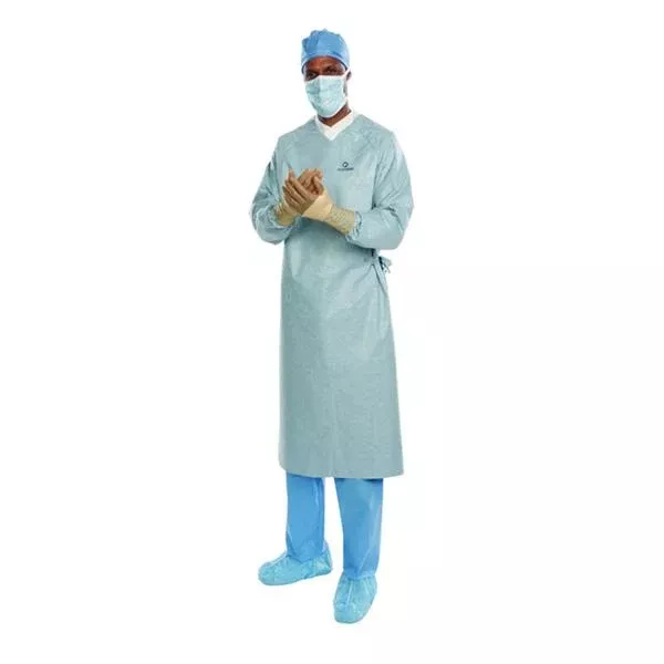 O & M Halyard Gown Surgical Aero Chrome XL/X-Long AAMI Level 4 Sterile 30/Ca