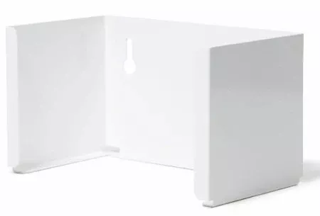 O&M Halyard Inc PPE Dispenser Halyard Wall Mount 1-Box Capacity White 4.1 X 4.2 X 7.5 Inch Steel - M-1006289-2166 | Case of 12