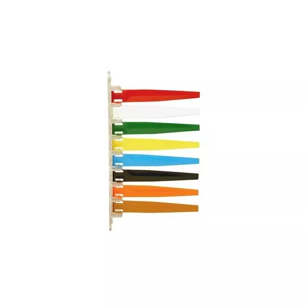 Office Supplies & Practice Mkt Flag Room Status 8-Flag 7.25 in x 12.375 in Ea