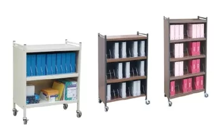 Omnimed Closed Chart Rack 40 Pockets Wood Grain - M-993256-1828 | Each