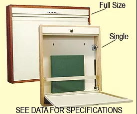 Omnimed Wall Mount Desk Elite Series Wood Trim Specify Trim Color When Ordering 25H X 30W X 4D Inch - M-522491-4436 | Each