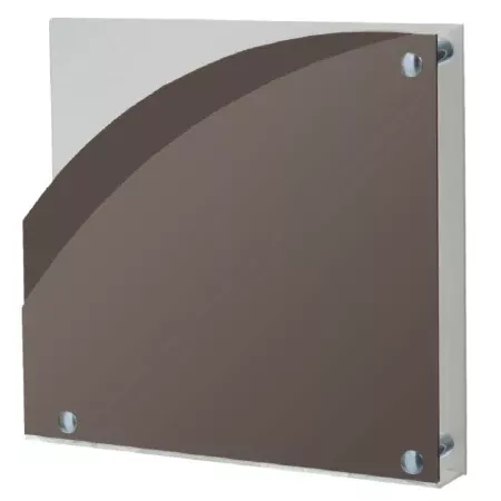 Omnimed Wall Pocket Omnimed Door Mount / Wall Mount Acrylic - M-976840-3411 | Each