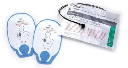 The Palm Tree Group Cable Assembly Adhesive Pad, Reusable Foil Pouch For Lifepak 500T AED Training Electrode Pad System - M-635049-3613 | Each