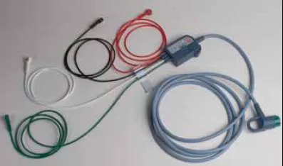 The Palm Tree Group ECG Cable 5 Foot, AHA, 12 Lead, 4 Wire Limb Lead For Lifepak 12 Defibrillator / Monitor - M-739136-4247 | Each