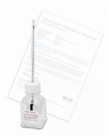 PANTek Technologies LLC Liquid-in-Glass Thermometer Enviro-Safe Celsius -30° to +1°C Partial Immersion Free-standing Does Not Require Power - M-896154-3232 | Each