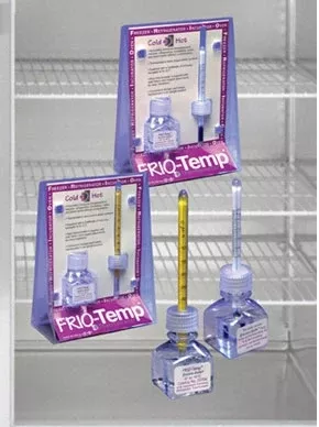 PANTek Technologies LLC Liquid-in-Glass Verification Thermometer FRIO-Temp Celsius -30° to +1°C Partial Immersion Door / Wall Mount Does Not Require Power - M-733046-3723 | Each