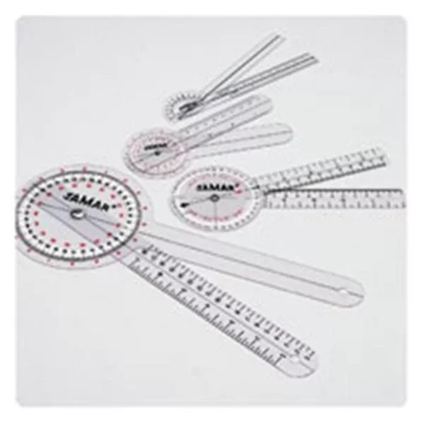 Patterson Med(Sammons Preston) Goniometer ROM Jamar E-Z Read 0-360 Degree Range Ea