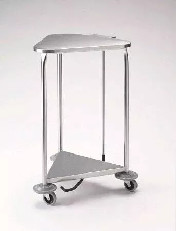 Pedigo Products Hamper Laundry Stainless Steel 32x57-1/4" Silver Ea