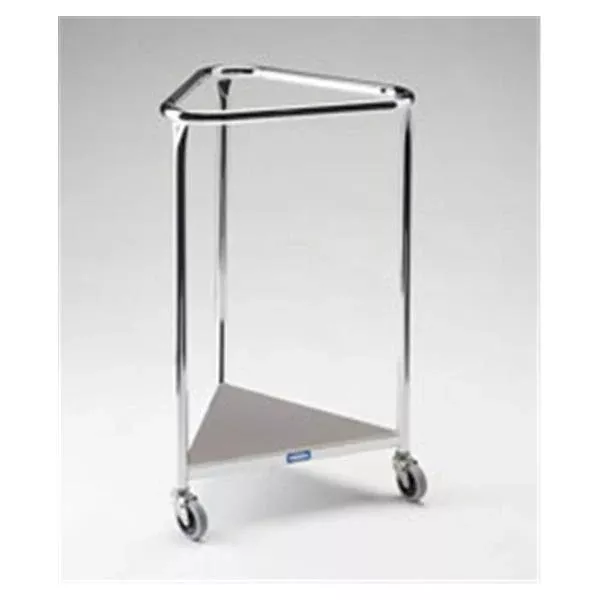 Pedigo Products Hamper Linen Powder Coated Steel Triangular 32x57-1/4" Silver Ea (P120L)
