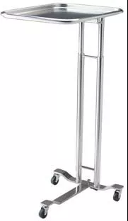 Pedigo Products Mayo Instrument Stand Mayo Tray U-Shaped Base 36 - 53 Inch 21.25 Inch - M-462056-4045 | Each